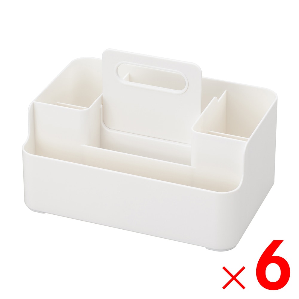 【送料無料】ウイザ WIZA 重なる小物収納ケースMサイズ ANTP-MWH アークランズ×6個 ケース販売