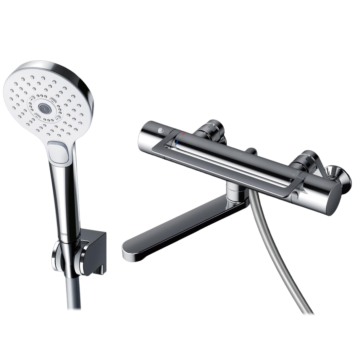 【送料無料】TOTO アーチハンドル壁付サーモスタット混合栓 TBV03417J