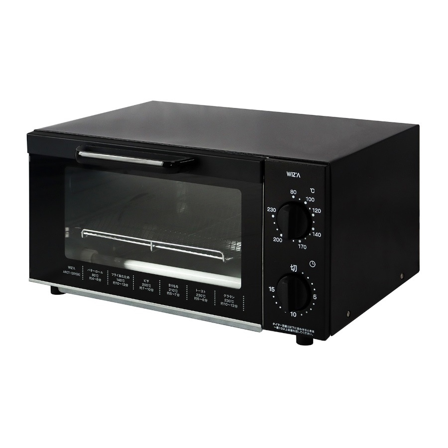 【送料無料】ウイザ WIZA オーブントースター4枚焼 ARCT120Y-K アークランズ