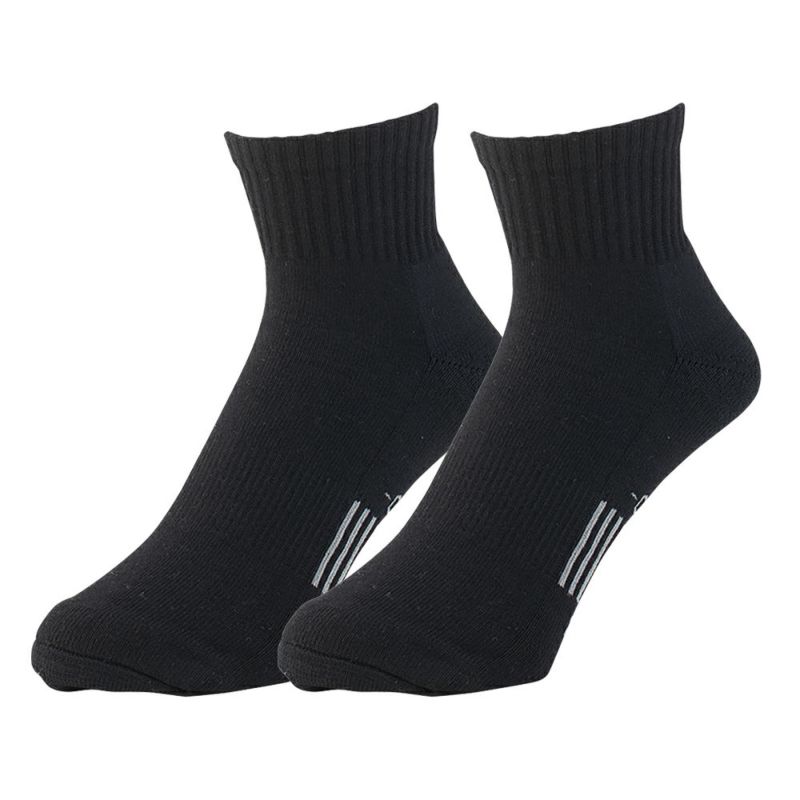 グラディエーター 靴下 ニオイクリアストロングロークルー 2P ブラック S G-8436