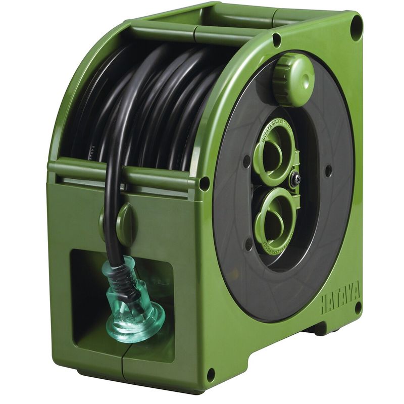 【送料無料】ハタヤ HATAYA カーサリール 野外屋内兼用 10m CR-10-OG