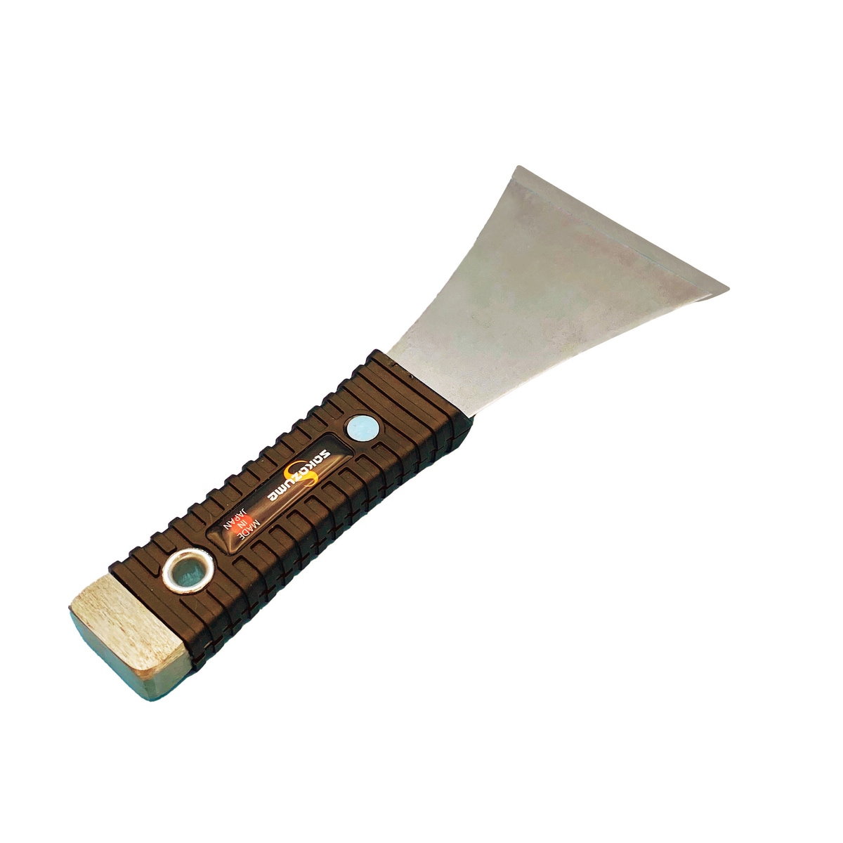 坂爪製作所 貫通皮スキ 樹脂グリップ Y型平刃75mm 4123