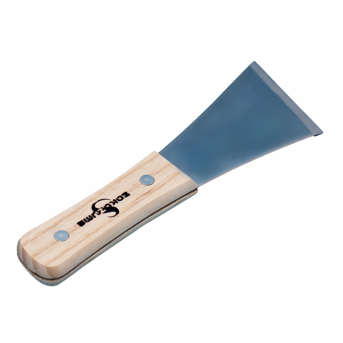 坂爪製作所 全鋼 白木柄 皮スキ Y型斜刃 63mm 4011