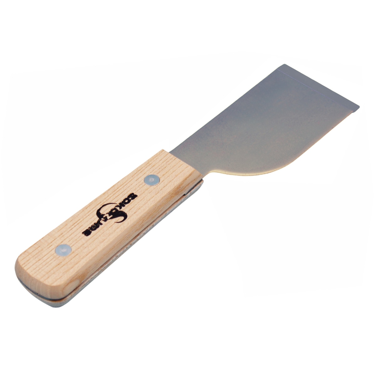 坂爪製作所 全鋼 白木柄 皮スキ P型直刃 45mm 4016