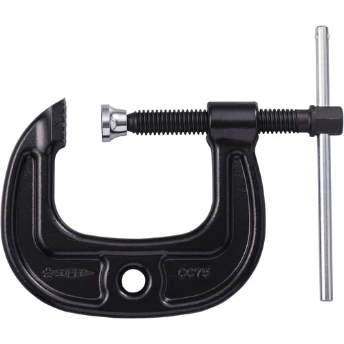 【送料無料】スーパーツール シャコ万力 C型 強力ワイドタイプ 75mm CC75