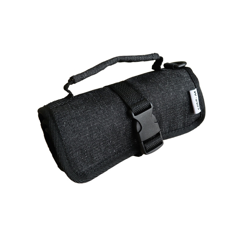 スターエム ドリルロールバッグ ミニ ブラック 15ポケット No.7001-BK