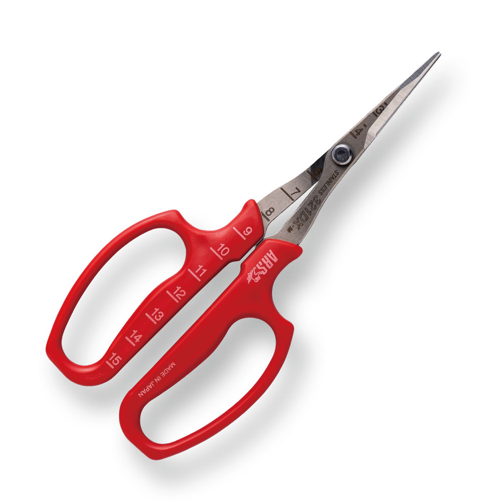 アルスコーポレーション ぶどう摘粒鋏 ソリ刃 ブリスターパック 167mm 321DX-M-BP