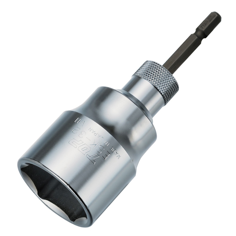 【送料無料】トップ工業 TOP 電動ドリル用 強替軸ソケット 32mm 40V対応 ESK-32TS