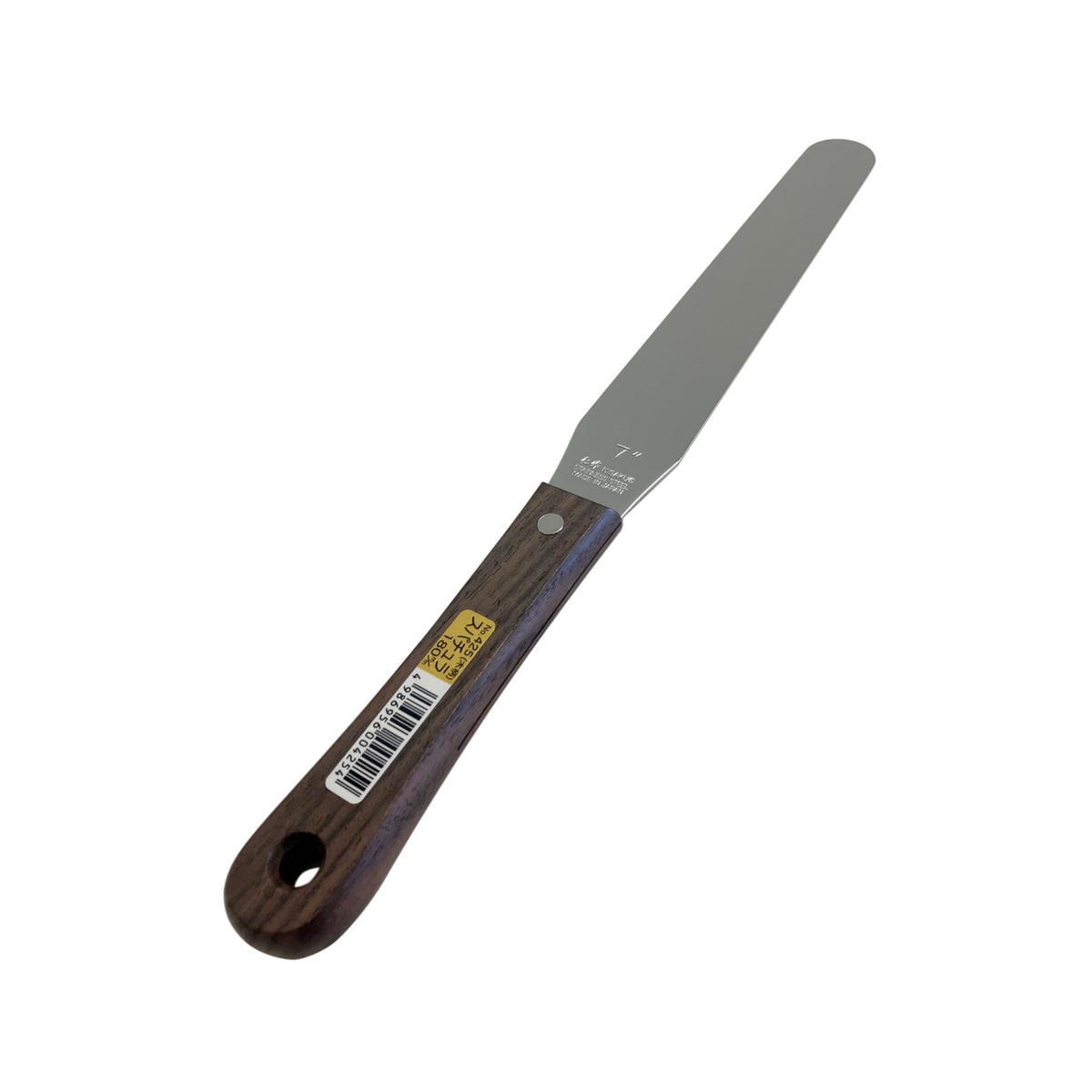 富田刃物 ステンレス製 スパチュラ 木柄 180mm No.425