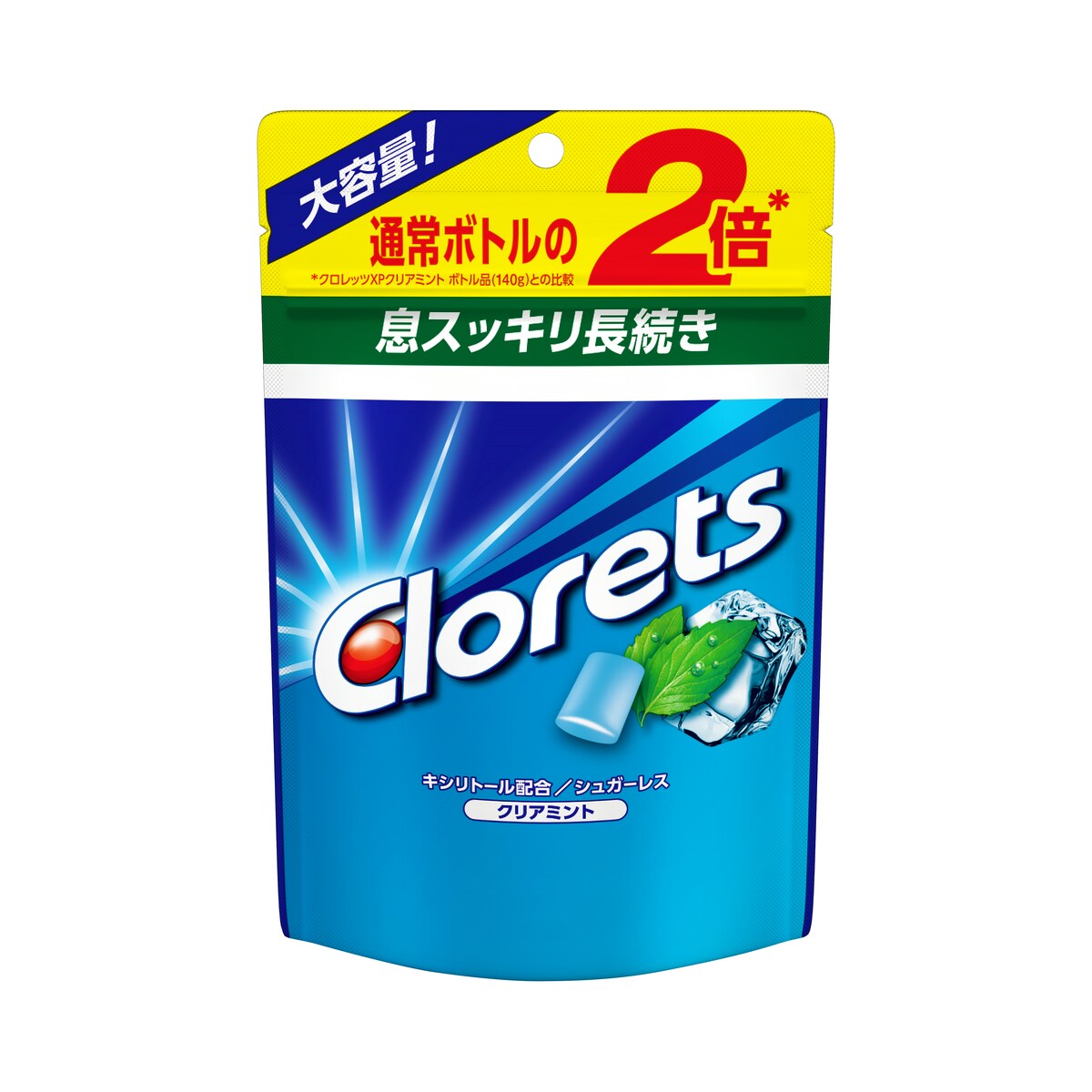 送料無料】モンデリーズ・ジャパン クロレッツ クリアミント スタンド 
