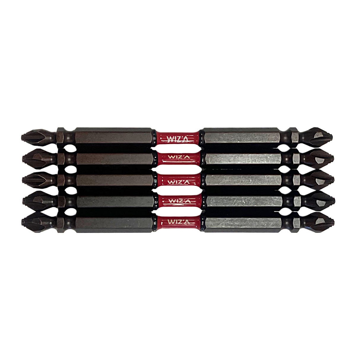 【送料無料】ウイザ WIZA ギザスボトーションビット +2×φ3.8×110mm 5本入 WZST5P2110 アークランズ