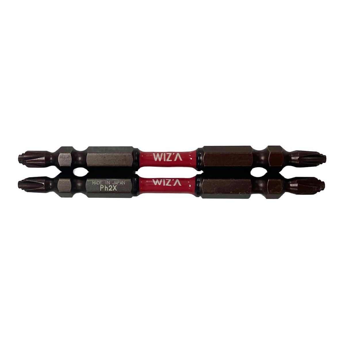 ウイザ WIZA ギザスボスリムトーションビット +2×φ3.8×82mm 2本入 WZDT142082 アークランズ