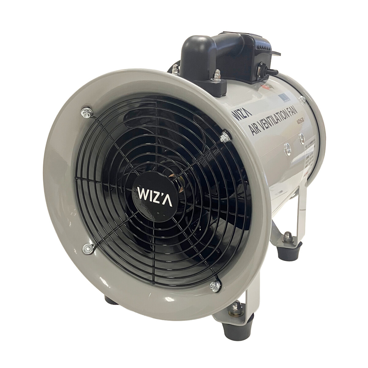 【送料無料】ウイザ WIZA ハンディタイプ 排送風機 20cm 100V 1800m3/h 62dB WZHS-20 アークランズ