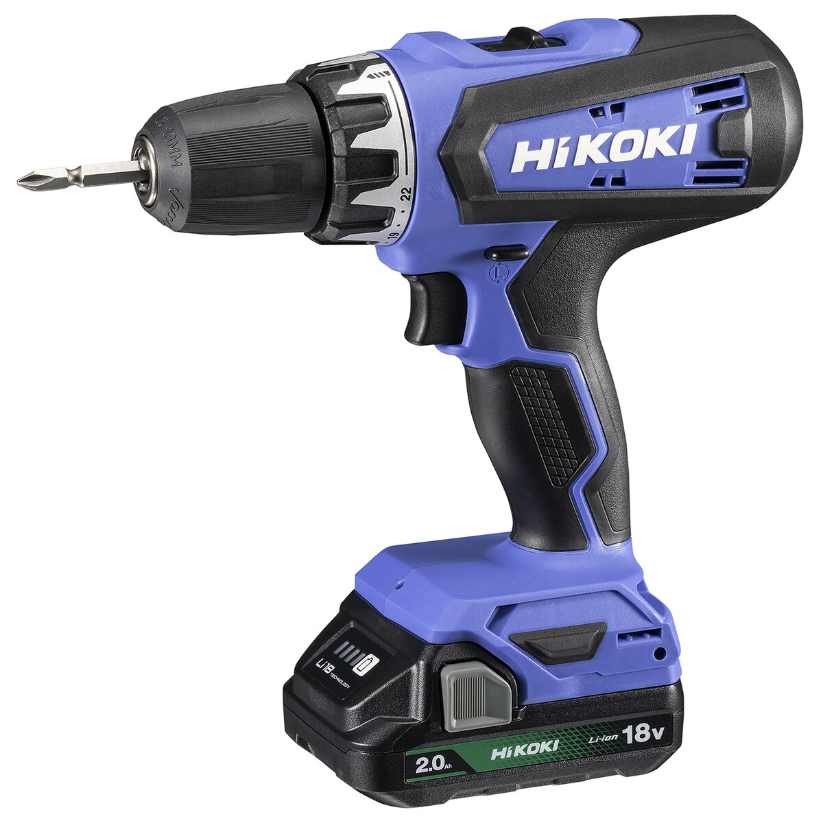 【送料無料】ハイコーキ HiKOKI 18Vコードレスドライバドリル バッテリー×2/充電器付 FDS18DF(2BG)