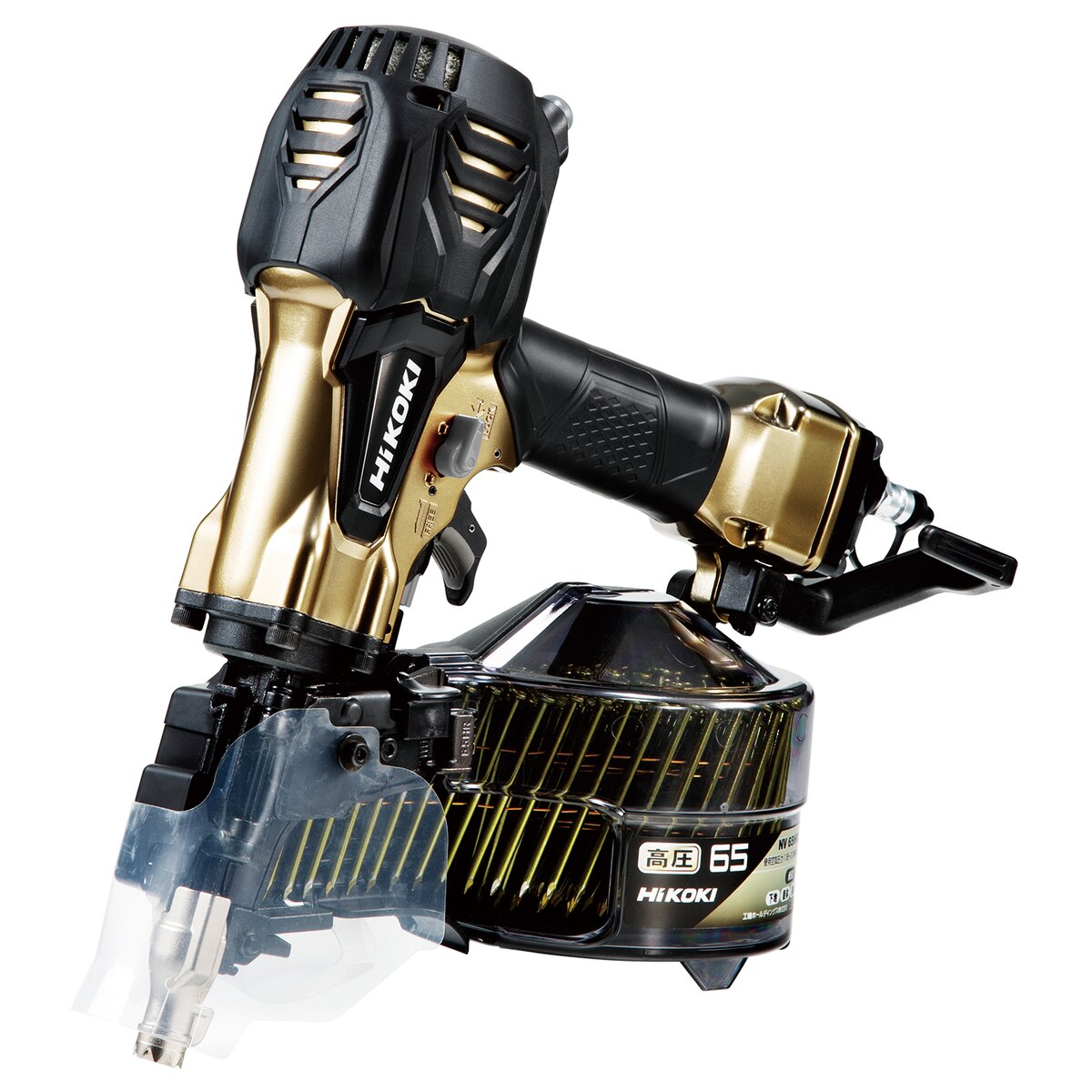 【送料無料】メーカー欠品中 次回5月上旬入荷予定です　ハイコーキ HiKOKI 高圧ロール釘打機 パワー切替機構付 NV65HR2(S)