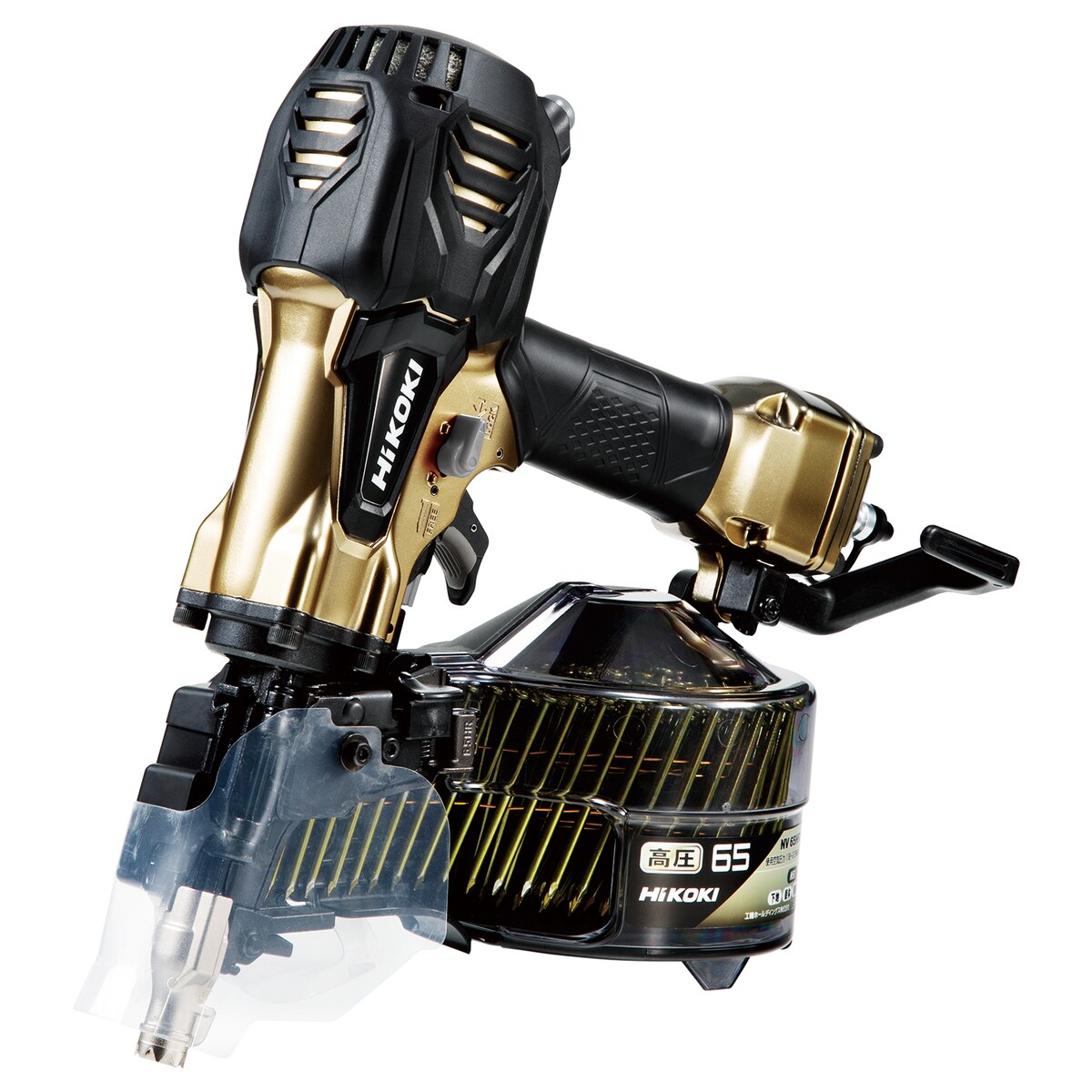 【送料無料】ハイコーキ HiKOKI 高圧ロール釘打機 NV65HR2(N)