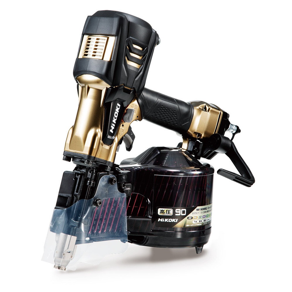 【送料無料】ハイコーキ HiKOKI 高圧ロール釘打機 パワー切替機構付 NV90HR2(S)