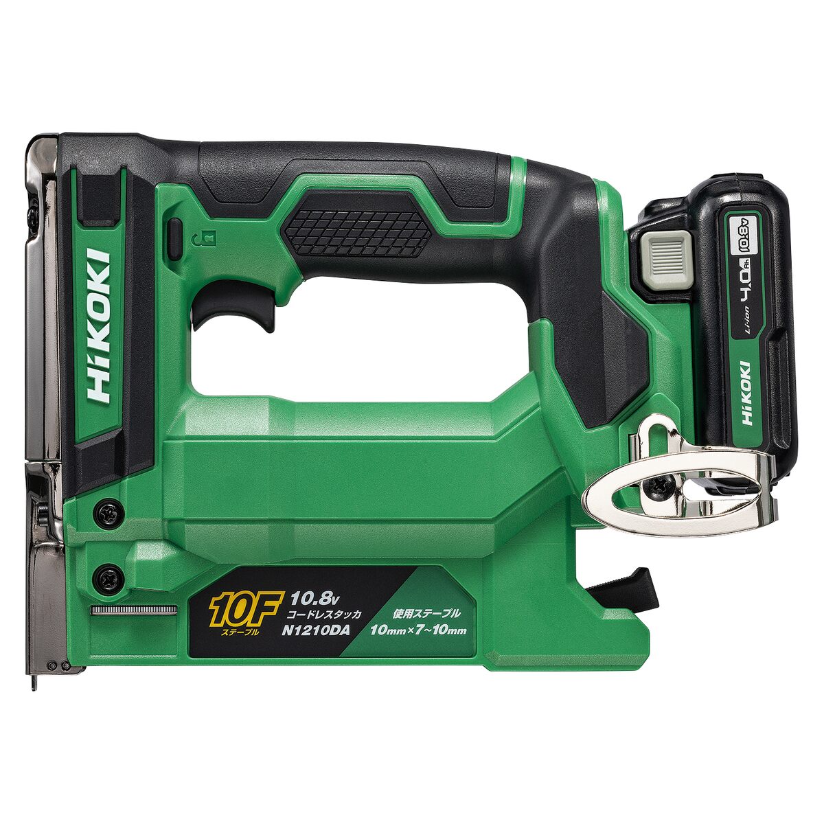 【送料無料】ハイコーキ HiKOKI 10.8Vコードレスタッカ バッテリー/充電器付 N1210DA(LS)