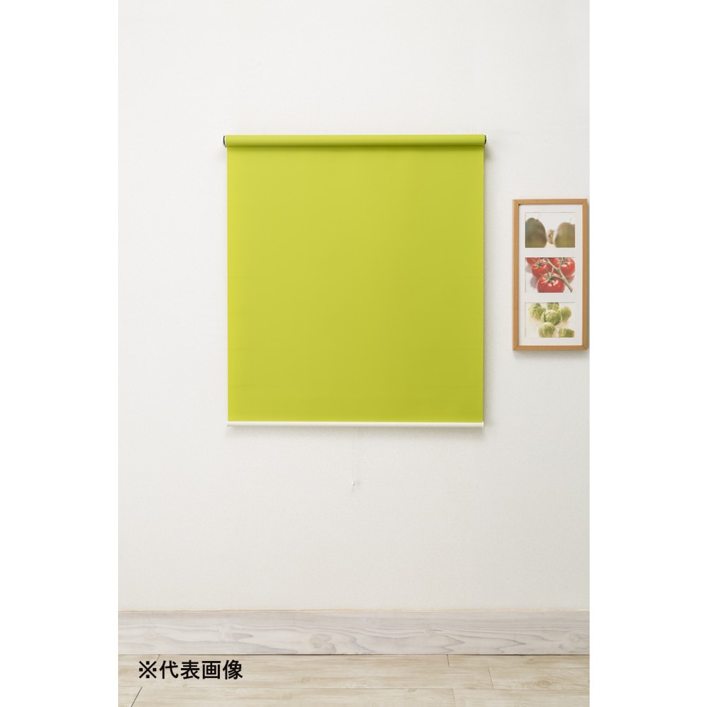 【送料無料】フルネス つっぱりロールスクリーン グリーン 60×135cm L3316 【メーカー直送・代引不可・置配不可・配送地域限定】