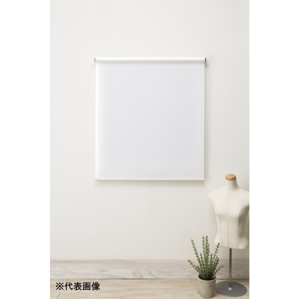 【送料無料】フルネス つっぱりロールスクリーン アイボリー 90×180cm L3317 【メーカー直送・代引不可・置配不可・配送地域限定】