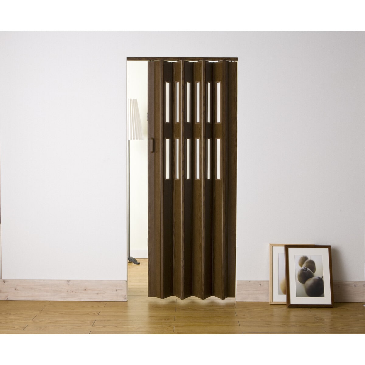 【送料無料】フルネス パネルドア クレア ダークブラウン 99×174cm L5004 【メーカー直送・代引不可・置配不可・配送地域限定】