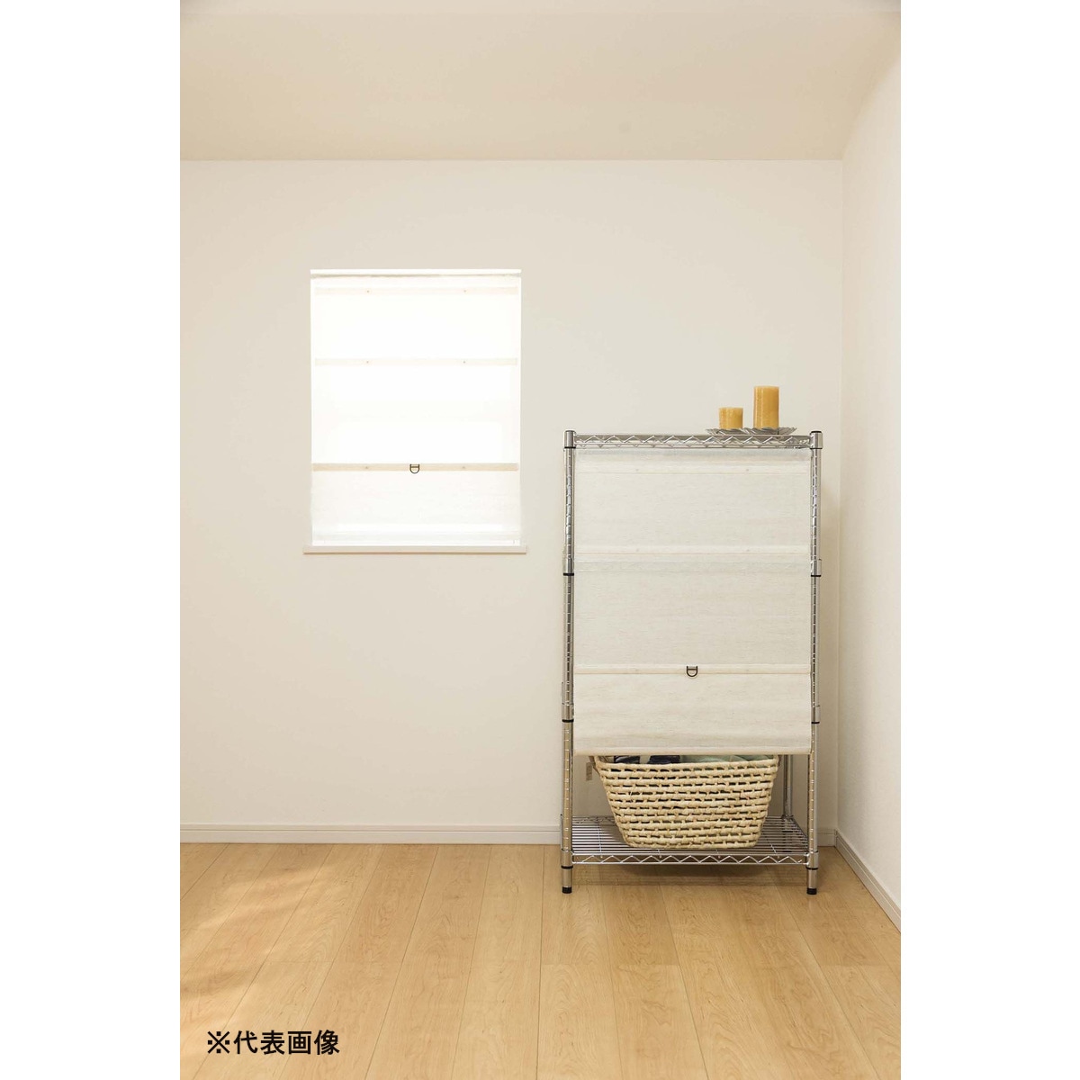 【送料無料】フルネス コードレスシェード スレバー ナチュラル 60×160cm L6153 【メーカー直送・代引不可・置配不可・配送地域限定】