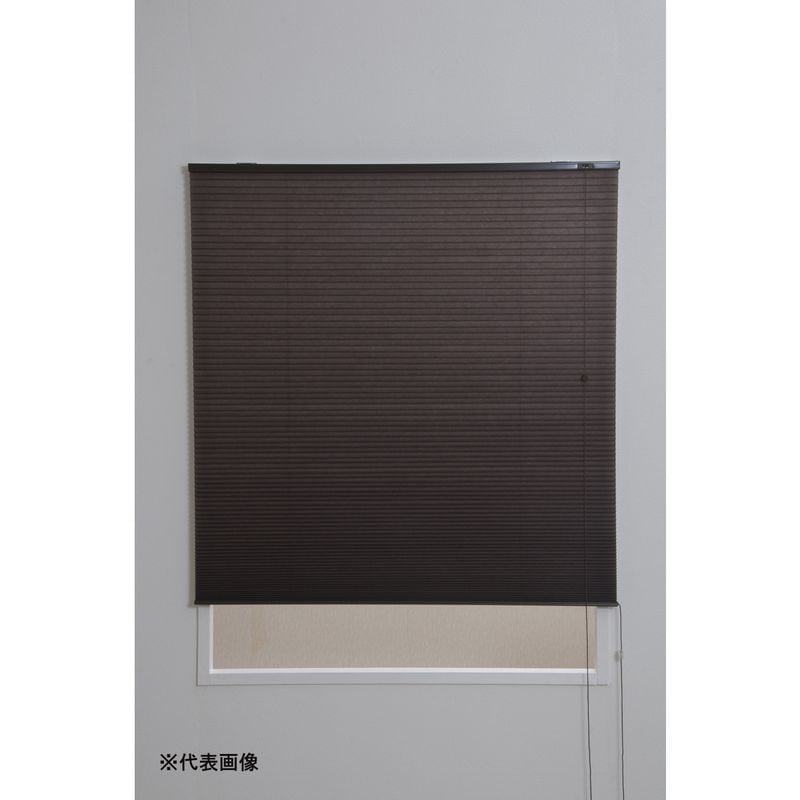 【送料無料】フルネス ハニカムブラインド 彩 ブラウン 40×135cm L6312 【メーカー直送・代引不可・置配不可・配送地域限定】