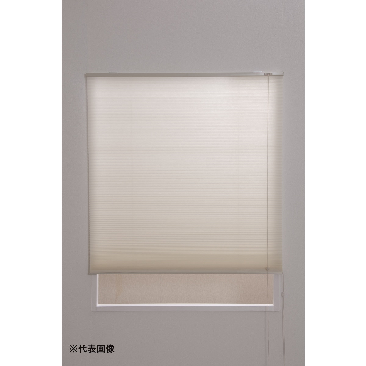 【送料無料】フルネス ハニカムブラインド 彩 アイボリー 60×135cm L6313 【メーカー直送・代引不可・置配不可・配送地域限定】