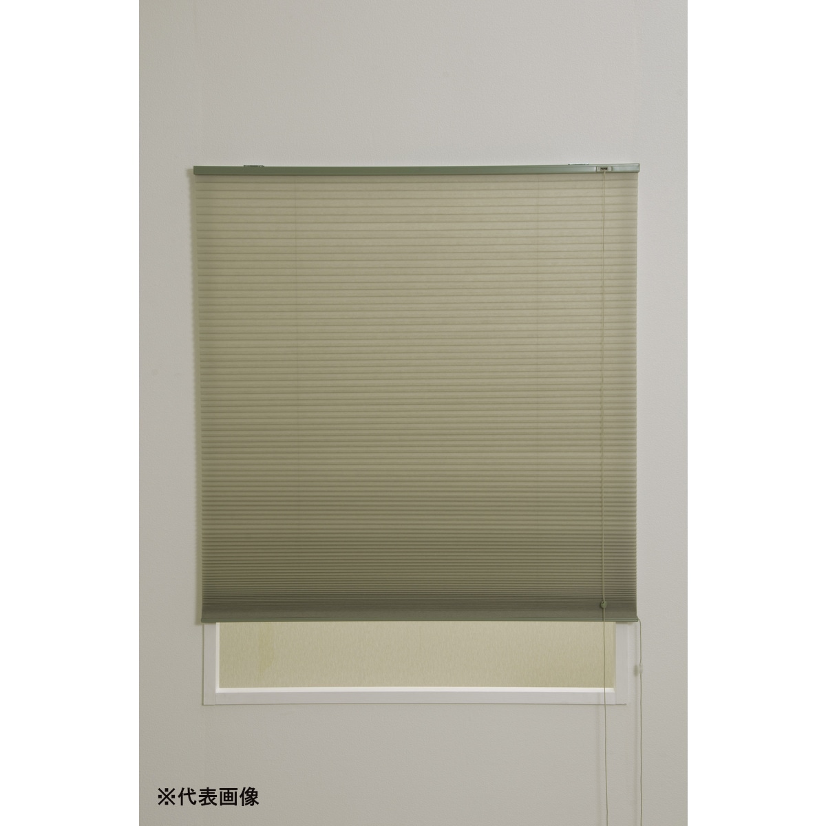 【送料無料】フルネス ハニカムブラインド 彩 グリーン 60×135cm L6314 【メーカー直送・代引不可・置配不可・配送地域限定】