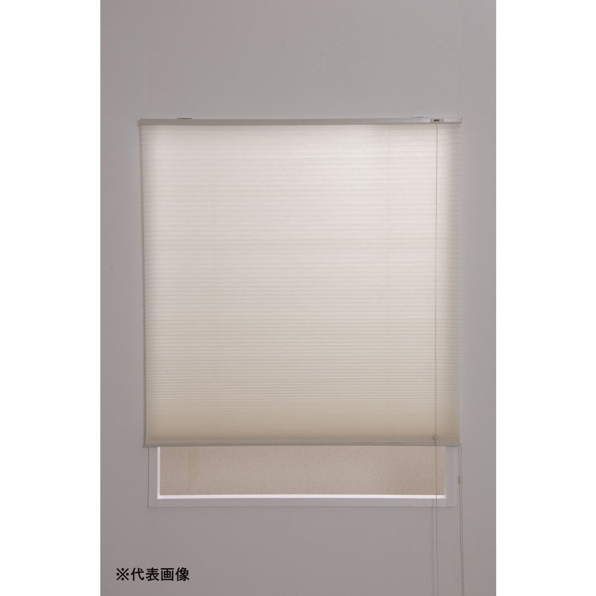 【送料無料】フルネス ハニカムブラインド 彩 アイボリー 90×135cm L6316 【メーカー直送・代引不可・置配不可・配送地域限定】