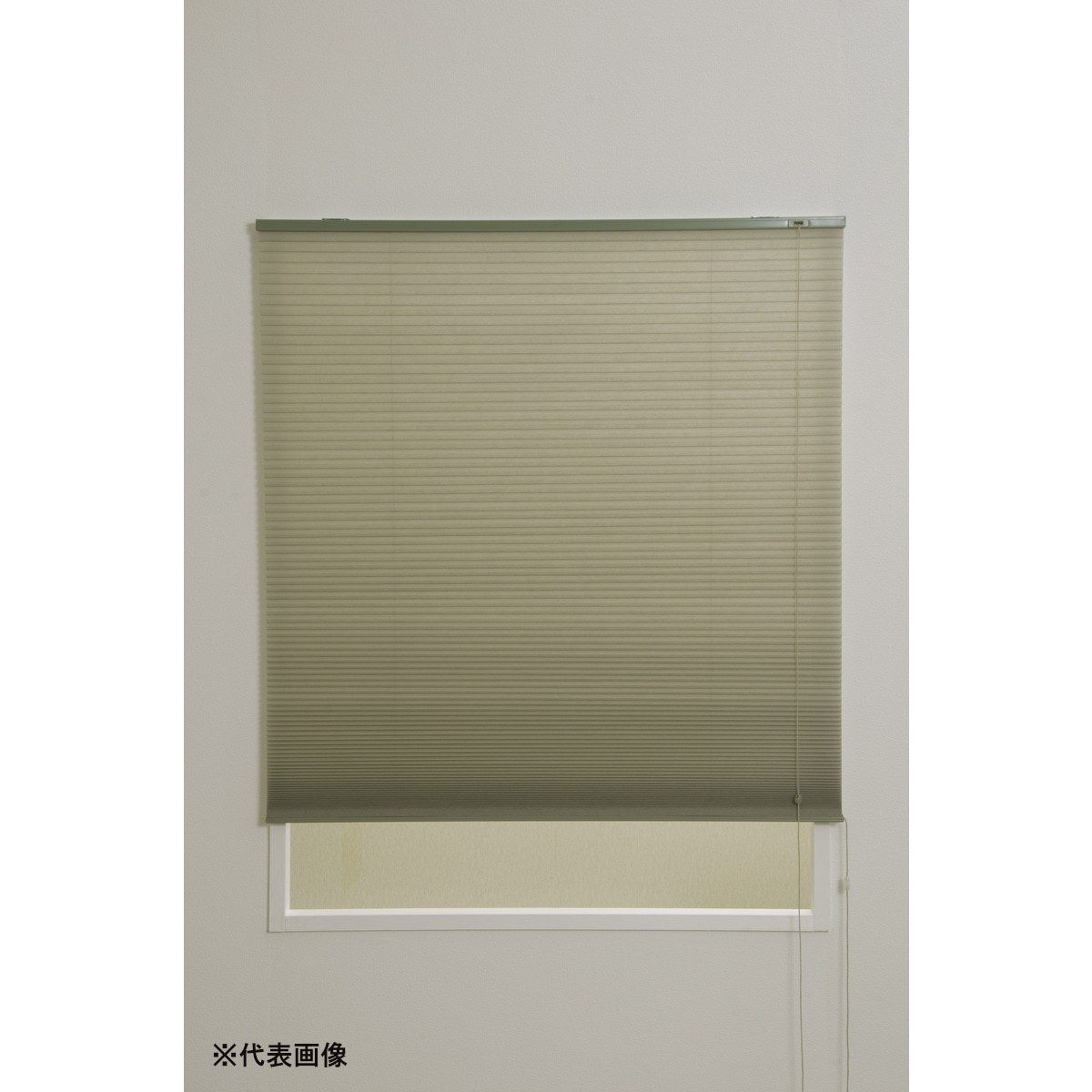 【送料無料】フルネス ハニカムブラインド 彩 グリーン 90×135cm L6317 【メーカー直送・代引不可・置配不可・配送地域限定】