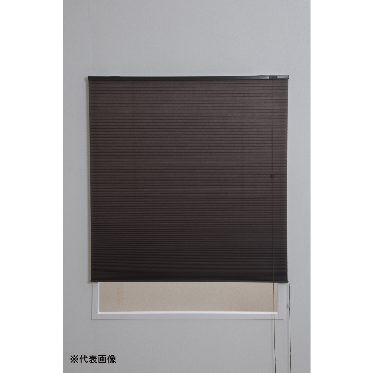 【送料無料】フルネス ハニカムブラインド 彩 ブラウン 90×135cm L6318 【メーカー直送・代引不可・置配不可・配送地域限定】