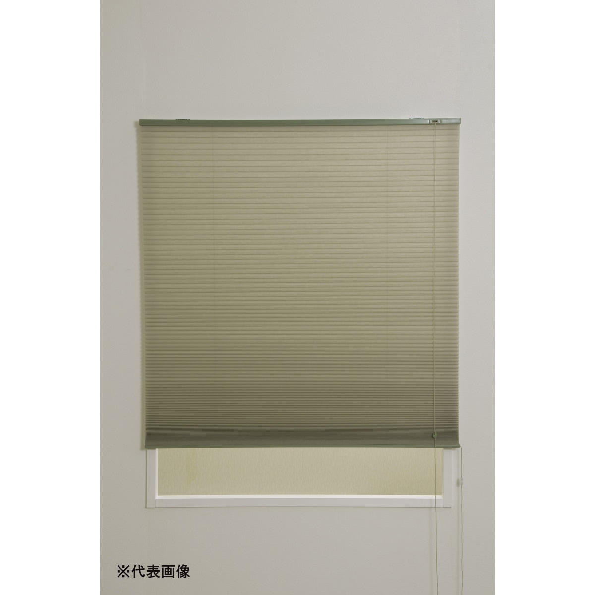 【送料無料】フルネス ハニカムブラインド 彩 グリーン 90×180cm L6320 【メーカー直送・代引不可・置配不可・配送地域限定】