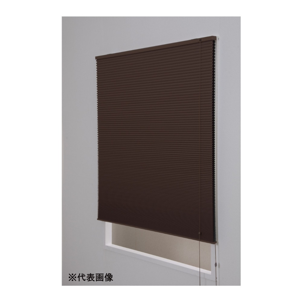 【送料無料】フルネス ハニカムブラインド 彩 遮光ダークブラウン 60×135cm L6403 【メーカー直送・代引不可・置配不可・配送地域限定】