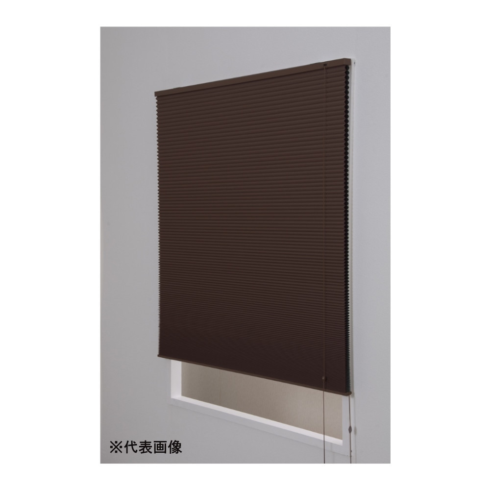 【送料無料】フルネス ハニカムブラインド 彩 遮光ダークブラウン 180×180cm L6407 【メーカー直送・代引不可・置配不可・配送地域限定】