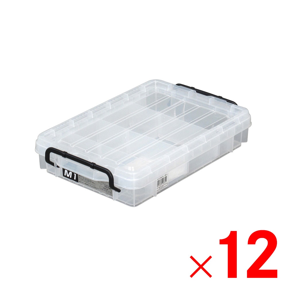 【送料無料】JEJアステージ NWボックス M1 クリア ×12個 ケース販売