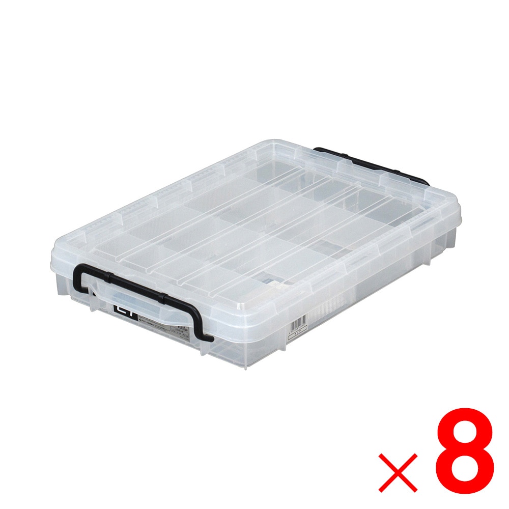 【送料無料】JEJアステージ NWボックス L1 クリア ×8個 ケース販売