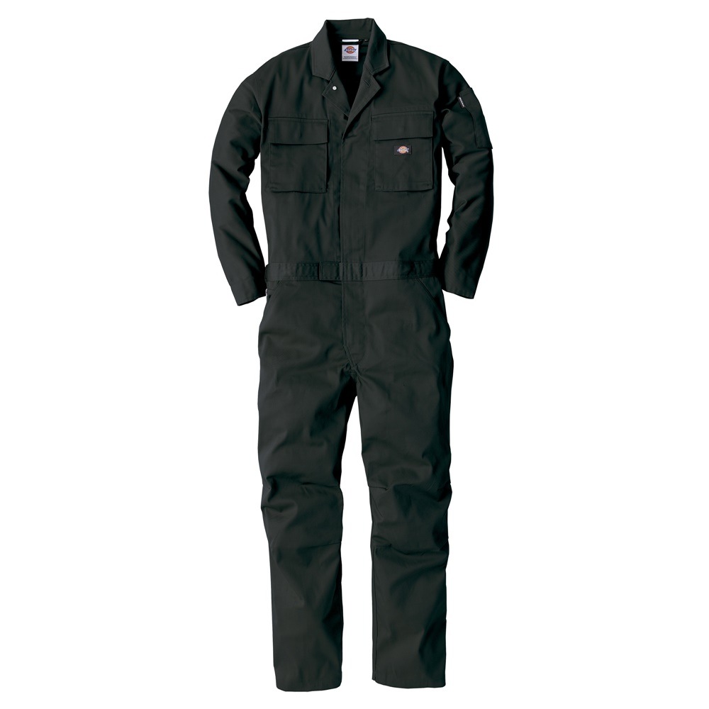 送料無料】ディッキーズ Dickies T/Cストレッチ ツナギ ブラック L D 