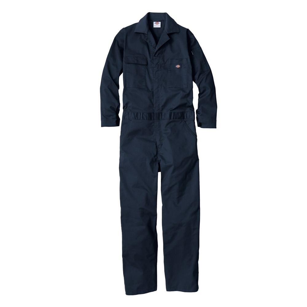 【送料無料】ディッキーズ Dickies T/Cストレッチ ツナギ ネイビー XXL D-676