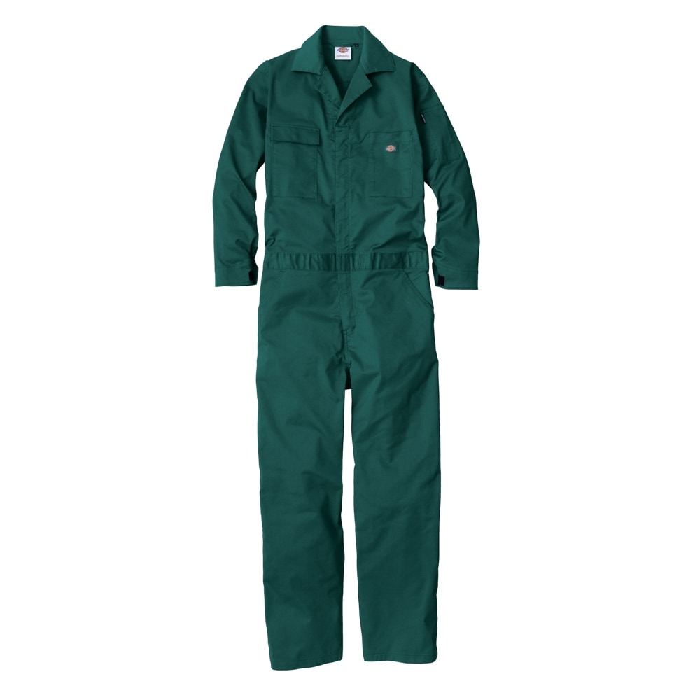 【送料無料】ディッキーズ Dickies T/Cストレッチ ツナギ グリーン M D-676