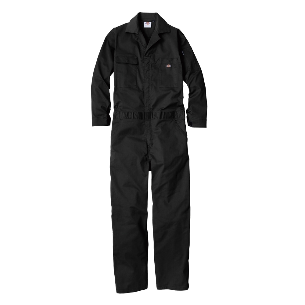 【送料無料】ディッキーズ Dickies T/Cストレッチ ツナギ ブラック XL D-676