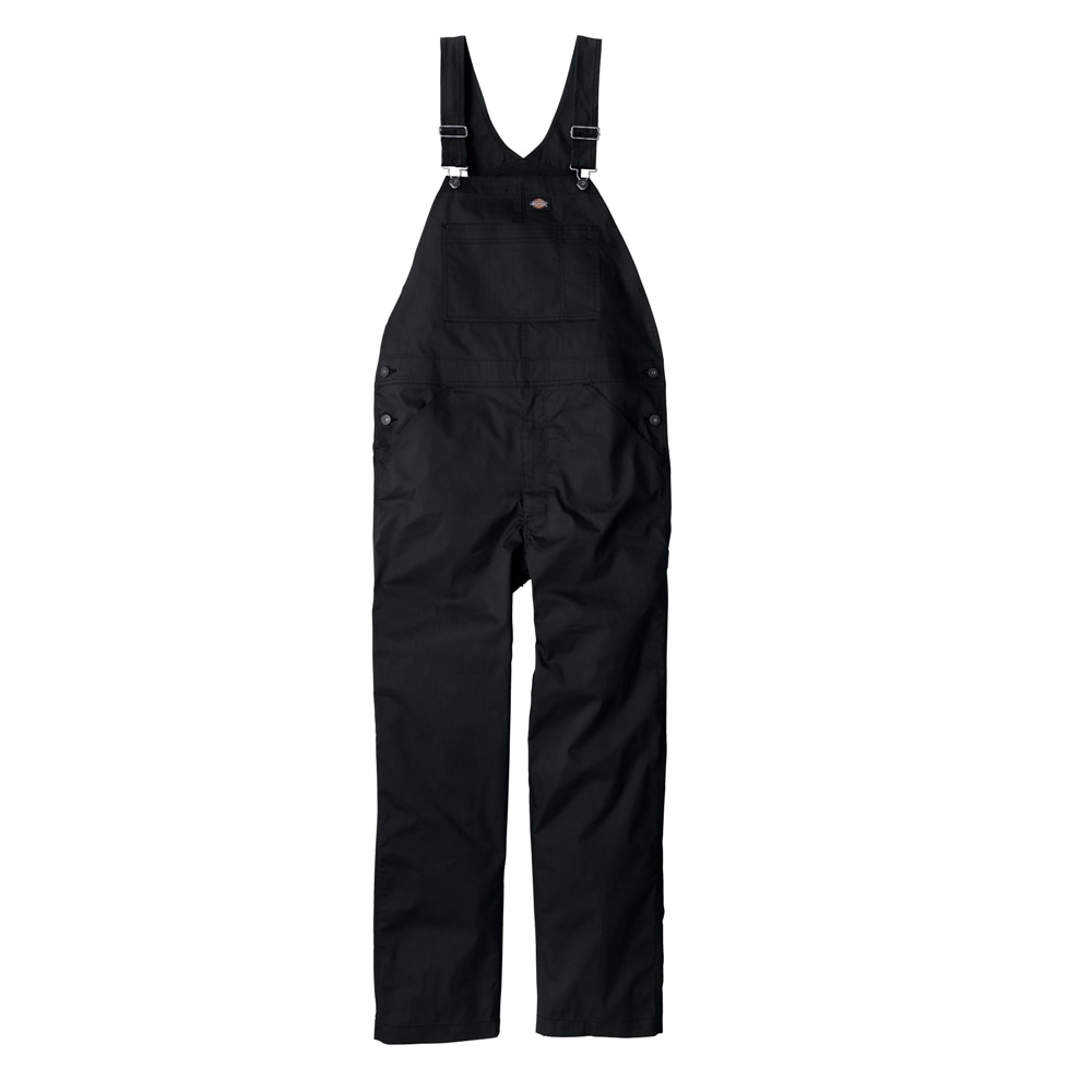 【送料無料】ディッキーズ Dickies ライトT/Cストレッチ オーバーオール ブラック XXL D-6709