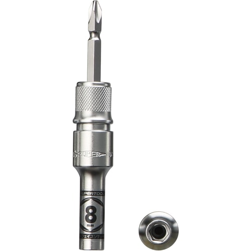 スーパーツール 電ドル用ソケットビット 着脱式 プロスペック 8×6.35mm DSE8