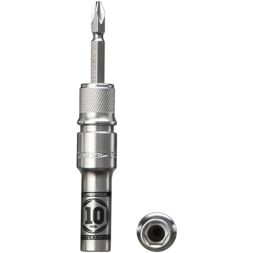 スーパーツール 電ドル用ソケットビット 着脱式 プロスペック 10×6.35mm DSE10