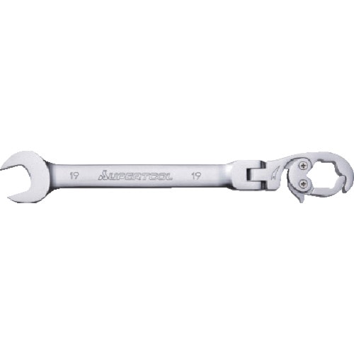 スーパーツール オープンラチェットレンチ フレックスタイプ L:177mm 呼び:13 RCW13F