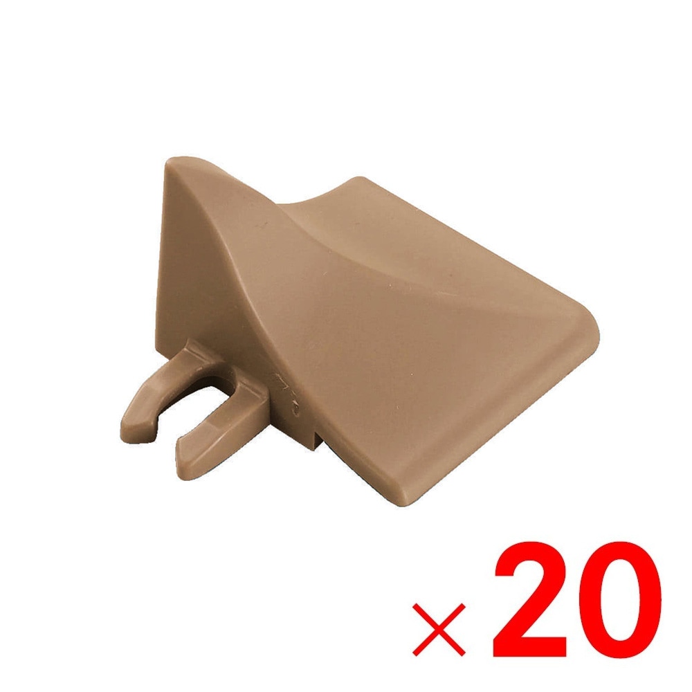 【送料無料】TOTO ユニットタイル バーセア 飛散防止部材 コーナー ナッツブラウン AP007CJ×20個 ケース販売