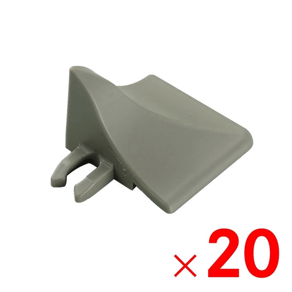 【送料無料】TOTO ユニットタイル バーセア 飛散防止部材 コーナー カームグレー AP007DJ×20個 ケース販売