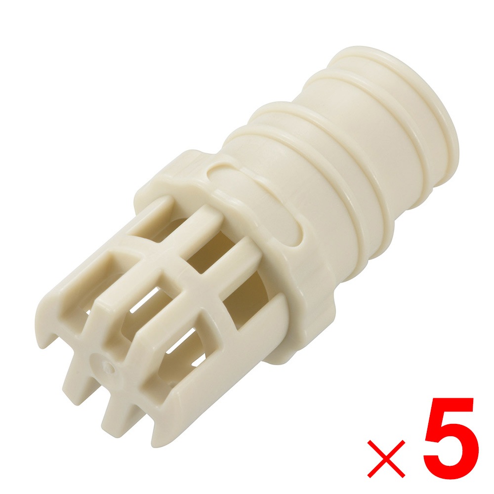 オーム電機 抗菌防虫ドレンキャップ エアコン配管用 φ14/16共用 DZ-KB2 ×5個 セット販売