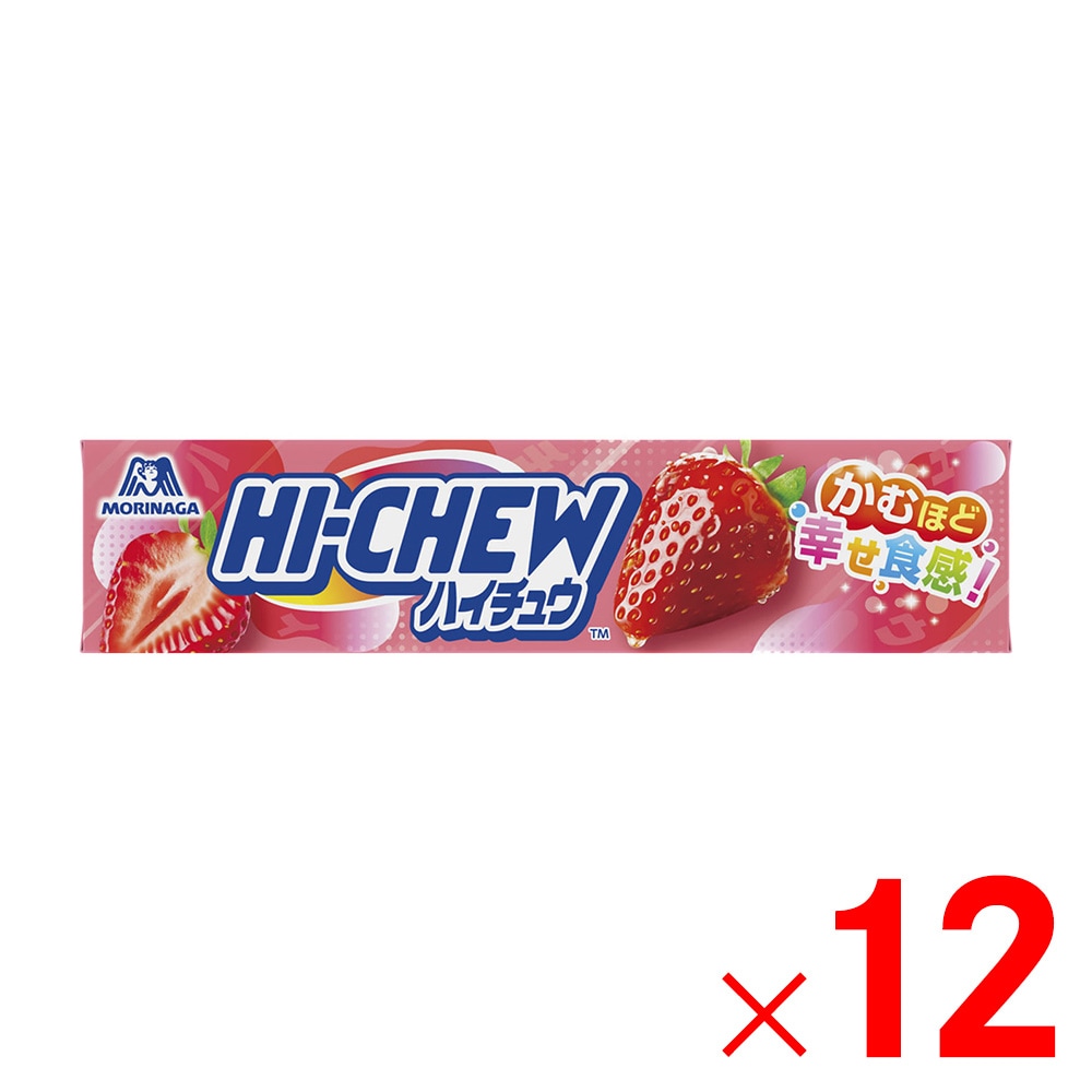 森永製菓 ハイチュウ ストロベリー 12粒×12個 セット販売