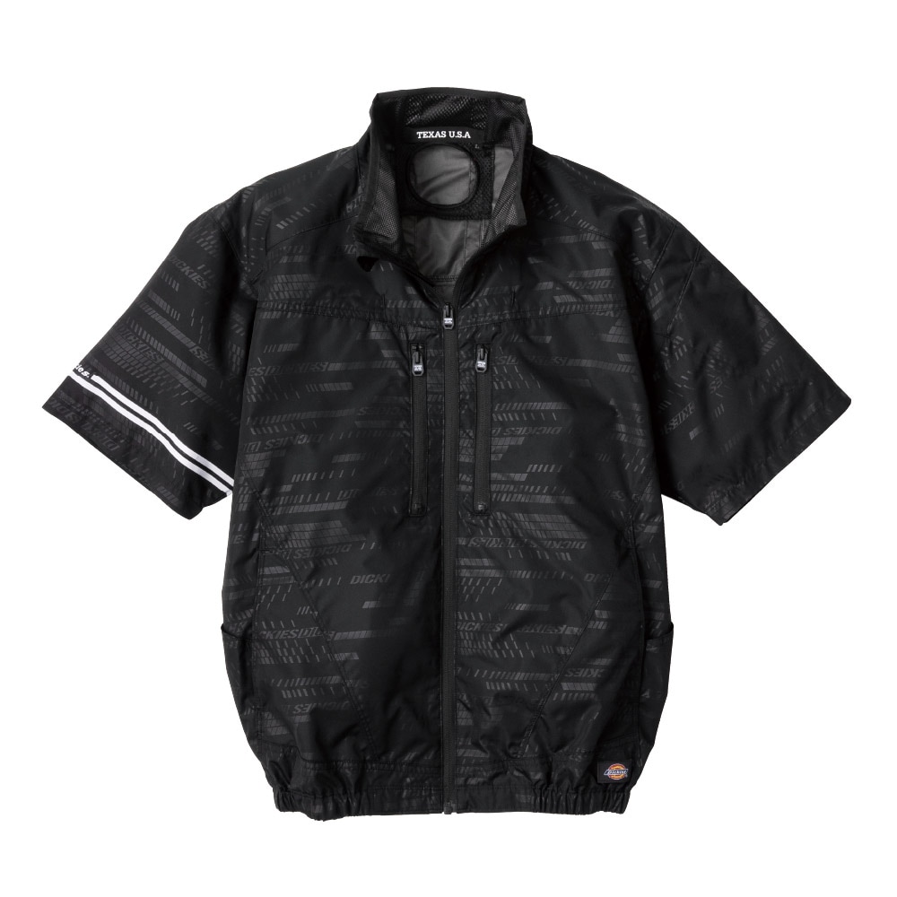 【送料無料】ボルトクール VOLTCOOL 空調ウェア Dickies 日傘遮熱半袖ブルゾン ブラック L D-220